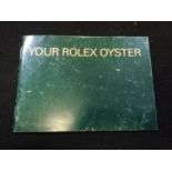 Rolex oyster booklet dated 2003