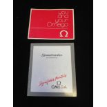 Omega speedmaster (Significant moments) booklet t/w you and your omega booklet