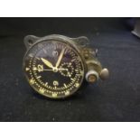 WWII German Luftwaffe aircraft clock in original card box #127-553A Nr 645376