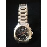 Tissot gents stainless steel PR100 chrono alarm wristwatch -in running order
