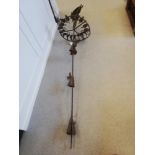 Iron yoruba osanyin staff - Nigerian - 6½'