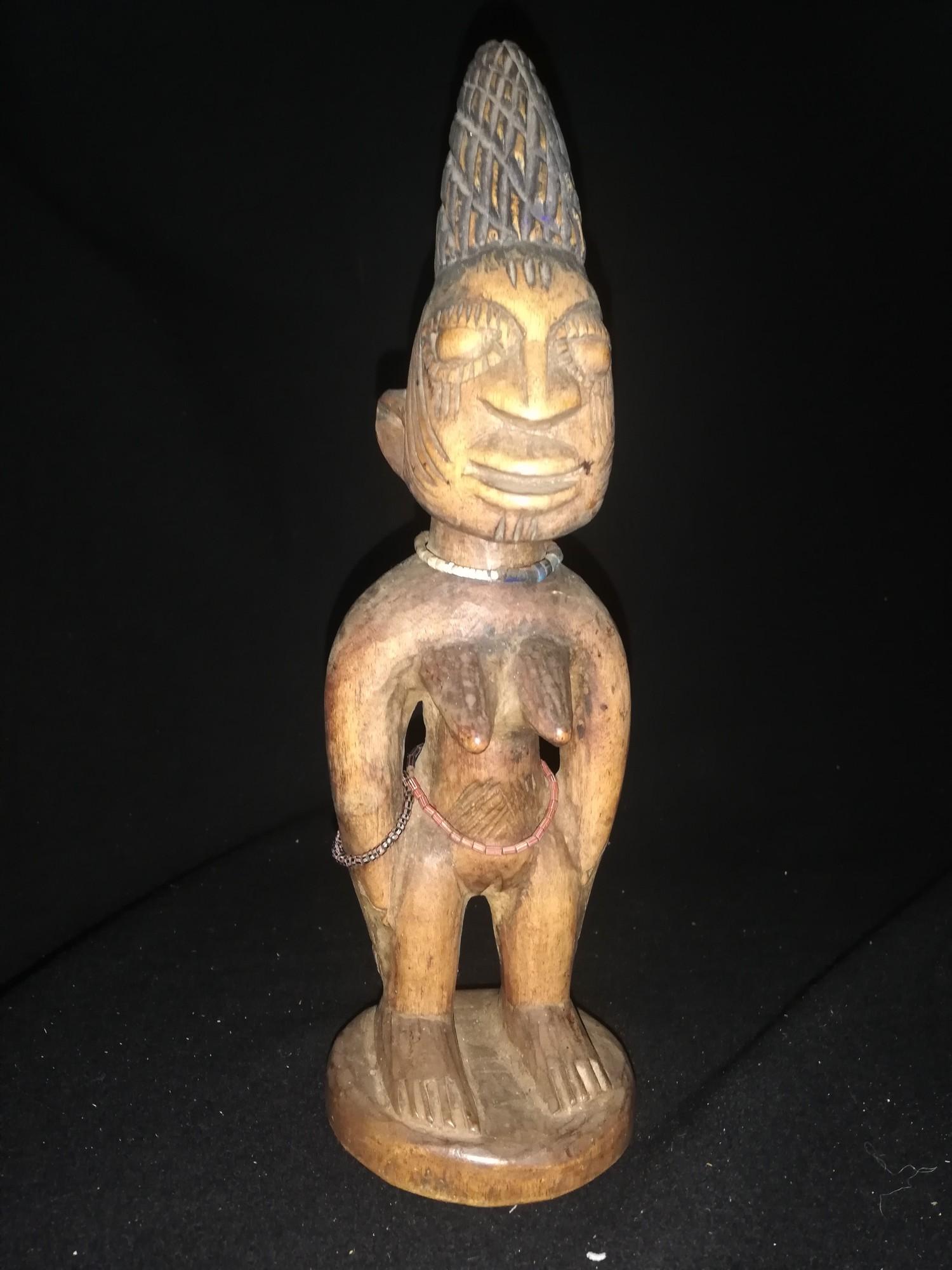 African ibeji figure - Yoruba -11" high