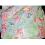 Designers guild 'Hollyhock' (Tricia guild association) 2 pces of fabric (approx 12' & 9')