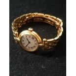 18ct ladies Cartier watch