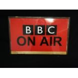 BBC on Air light box -16" x 10"