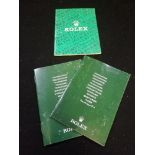 Rolex 3 x translation booklets dated 1992/2001(x2)