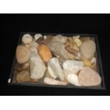 Collection of ancient aboriginal stone tools & spear points