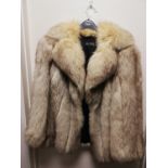 White fox fur ladies short jacket by Alex Nival, Lyon