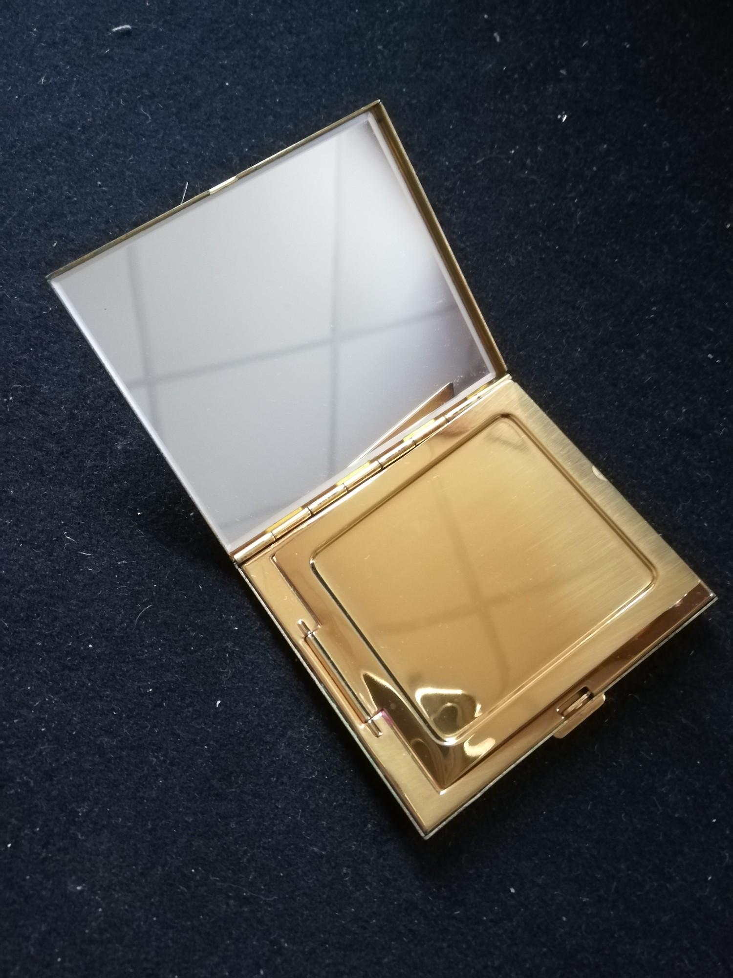 Enamel and gilt metal compact 3" x 2½" - Image 2 of 2