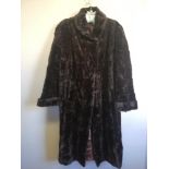 Long ladies Lambskin coat