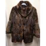 Musquat Fur coat originally retailed by Harrods