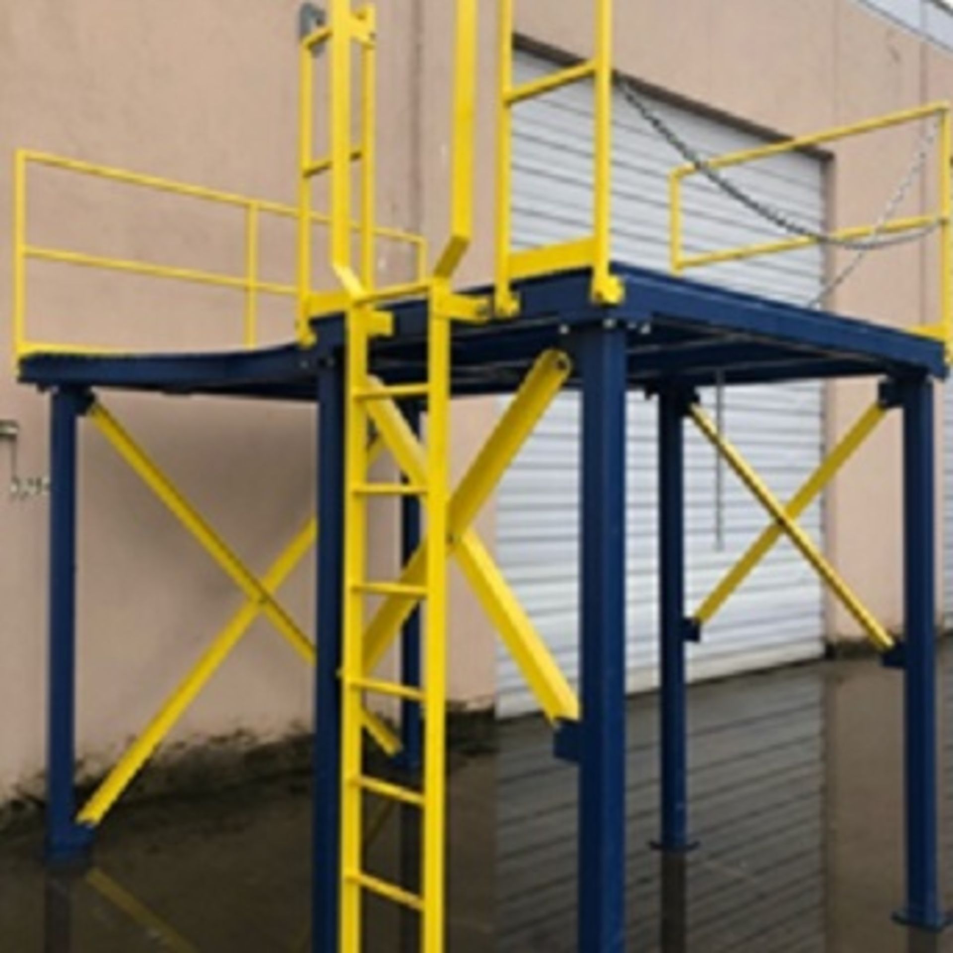 98 x 144" Solid Steel Mezzanine