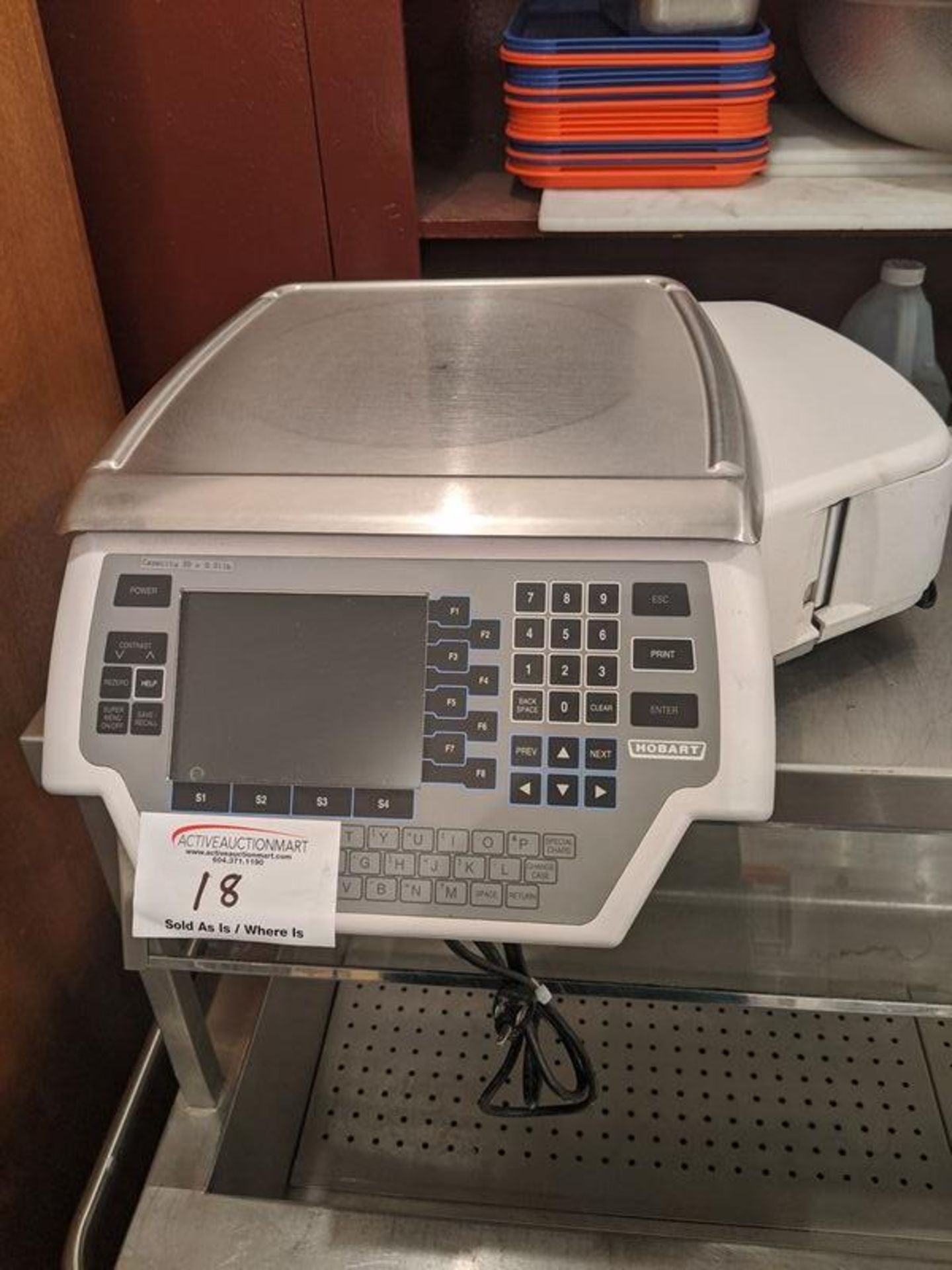 Hobart Quantum 30 lb Digital Scale with Printer