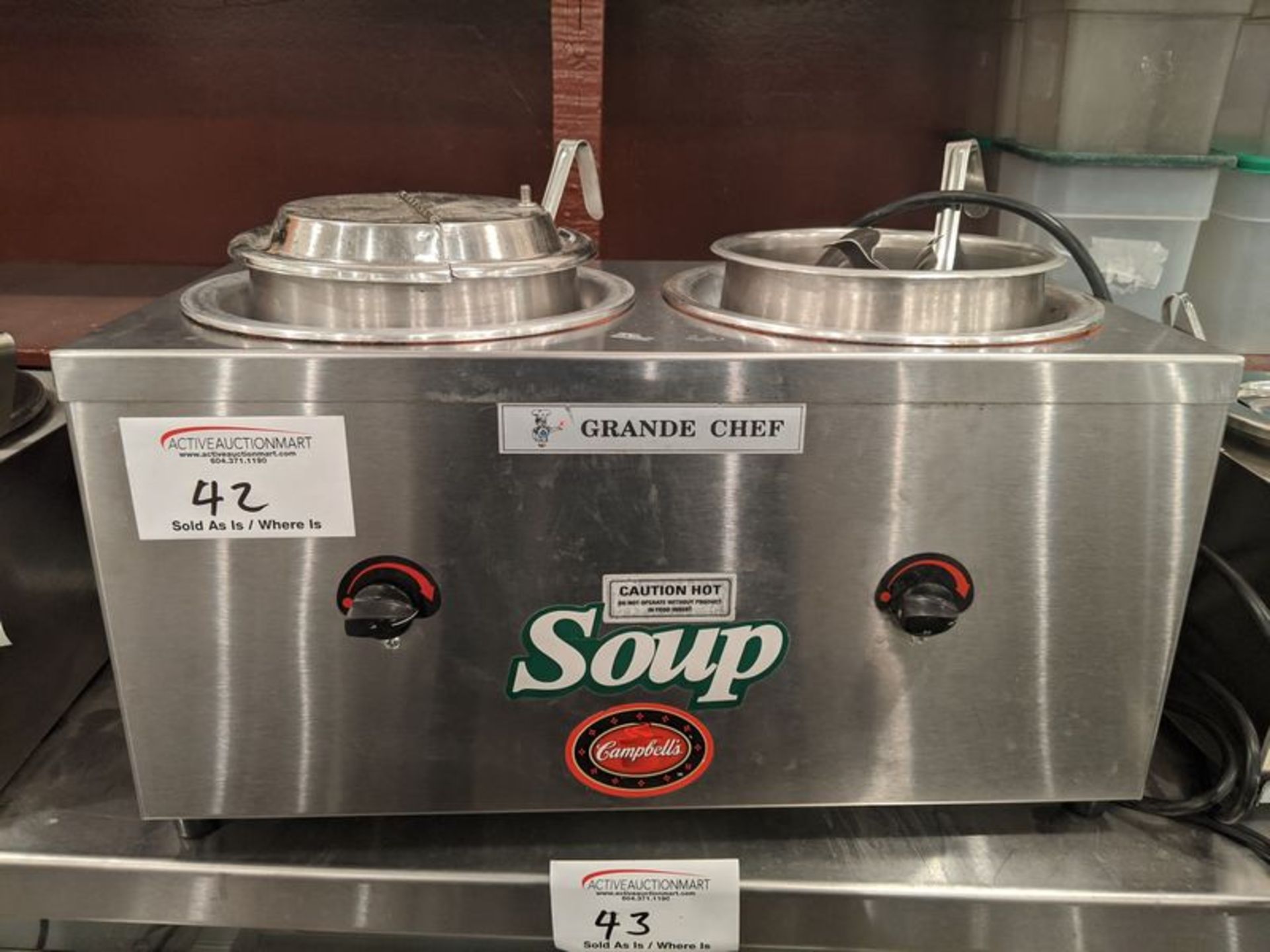 Grand Chef Double Soup Warmer