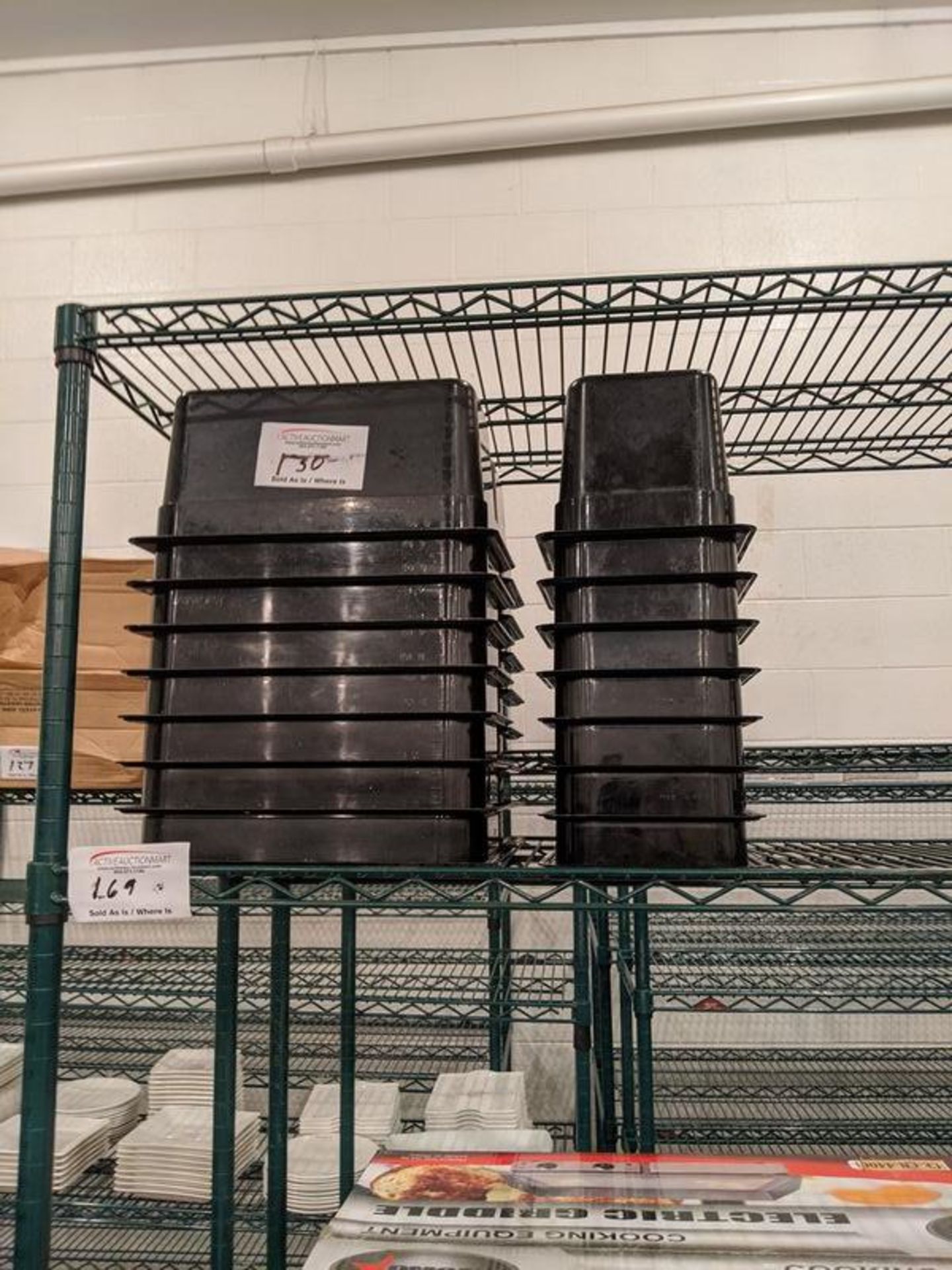 28 Black Cambro Inserts