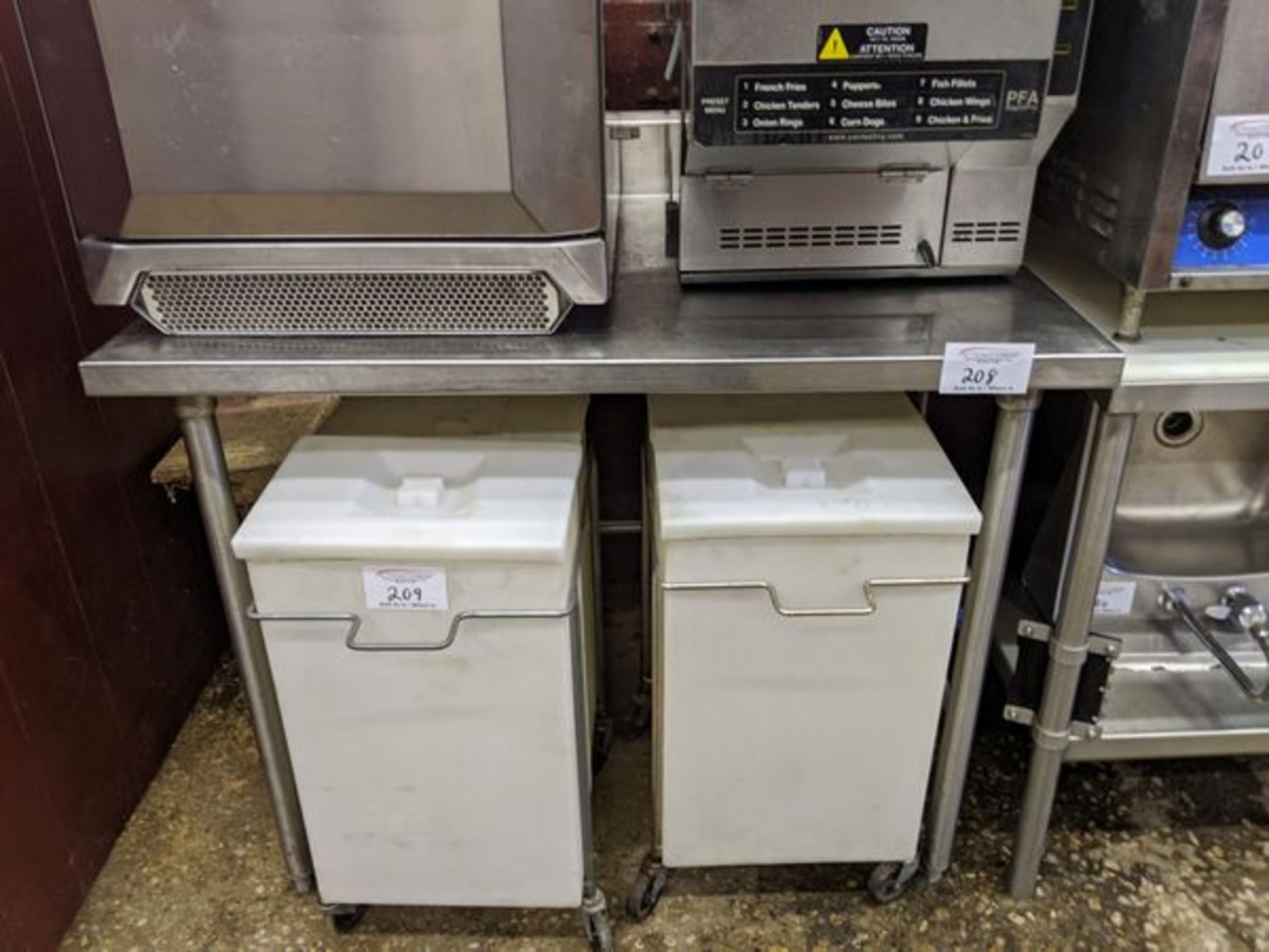 45x30" Stainless steel Table with Backsplash