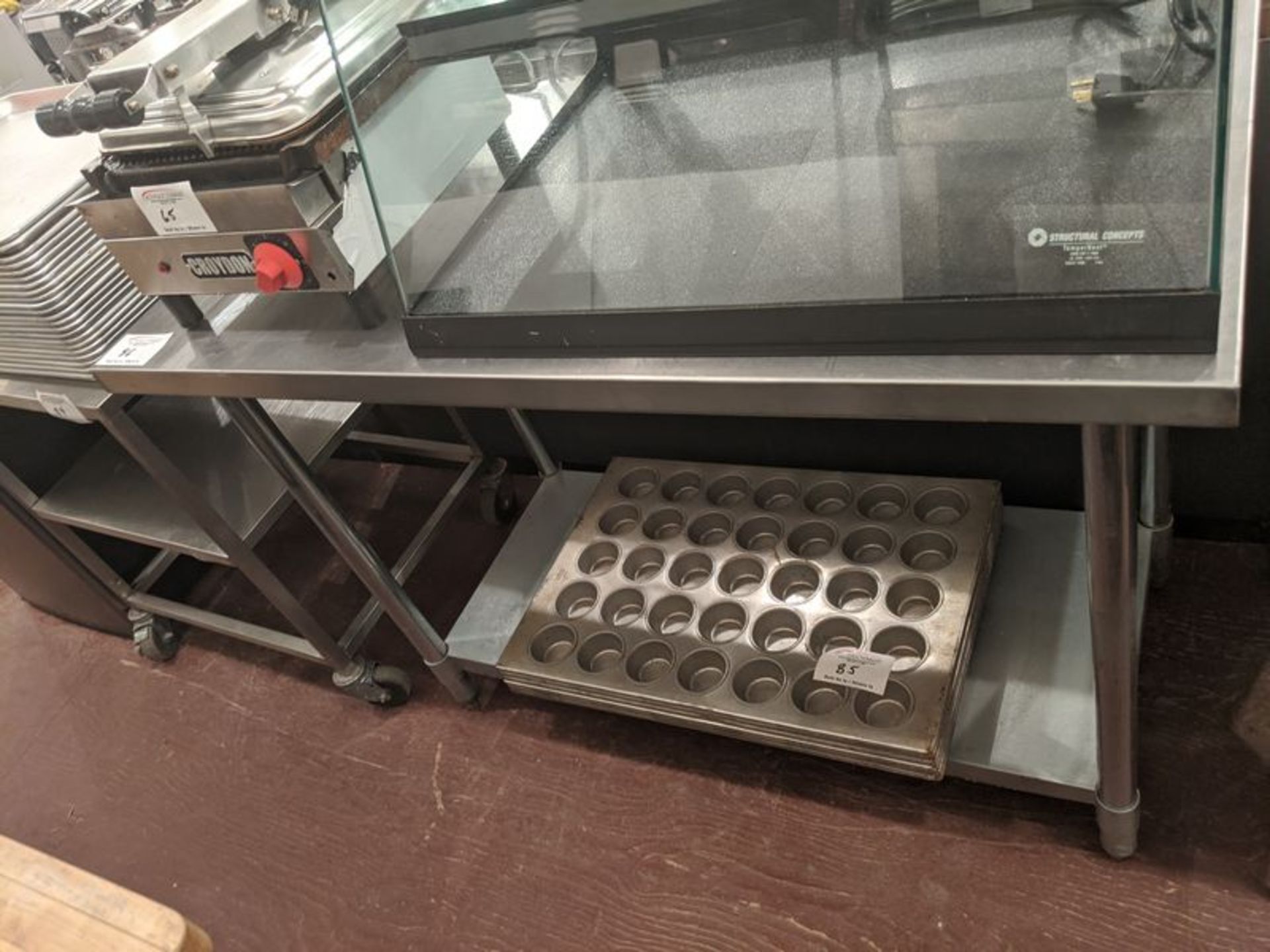 24 x 48" - 2 Tier Stainless Steel Work Table