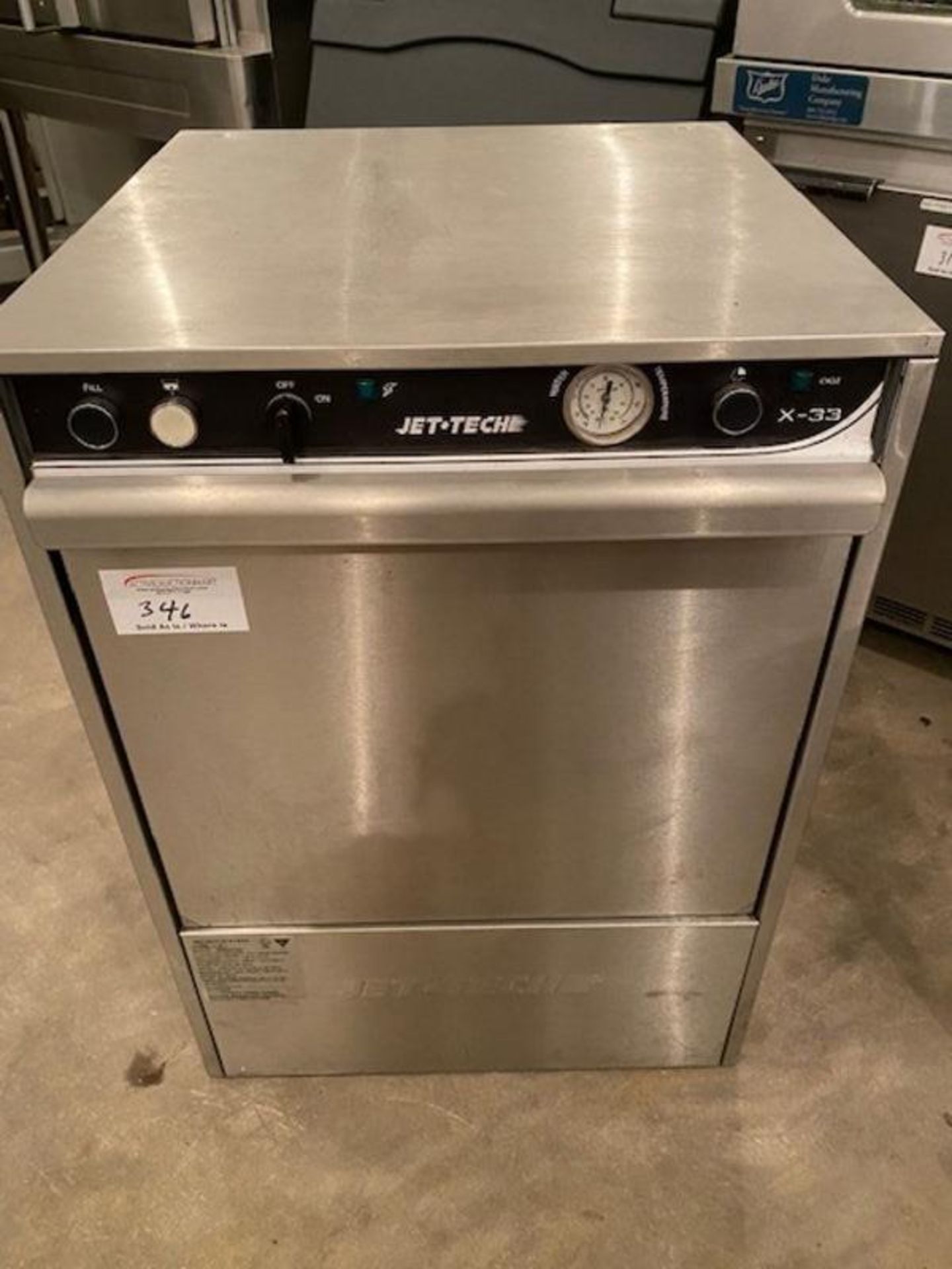 Jet-Tech Model X-33 Dishwasher