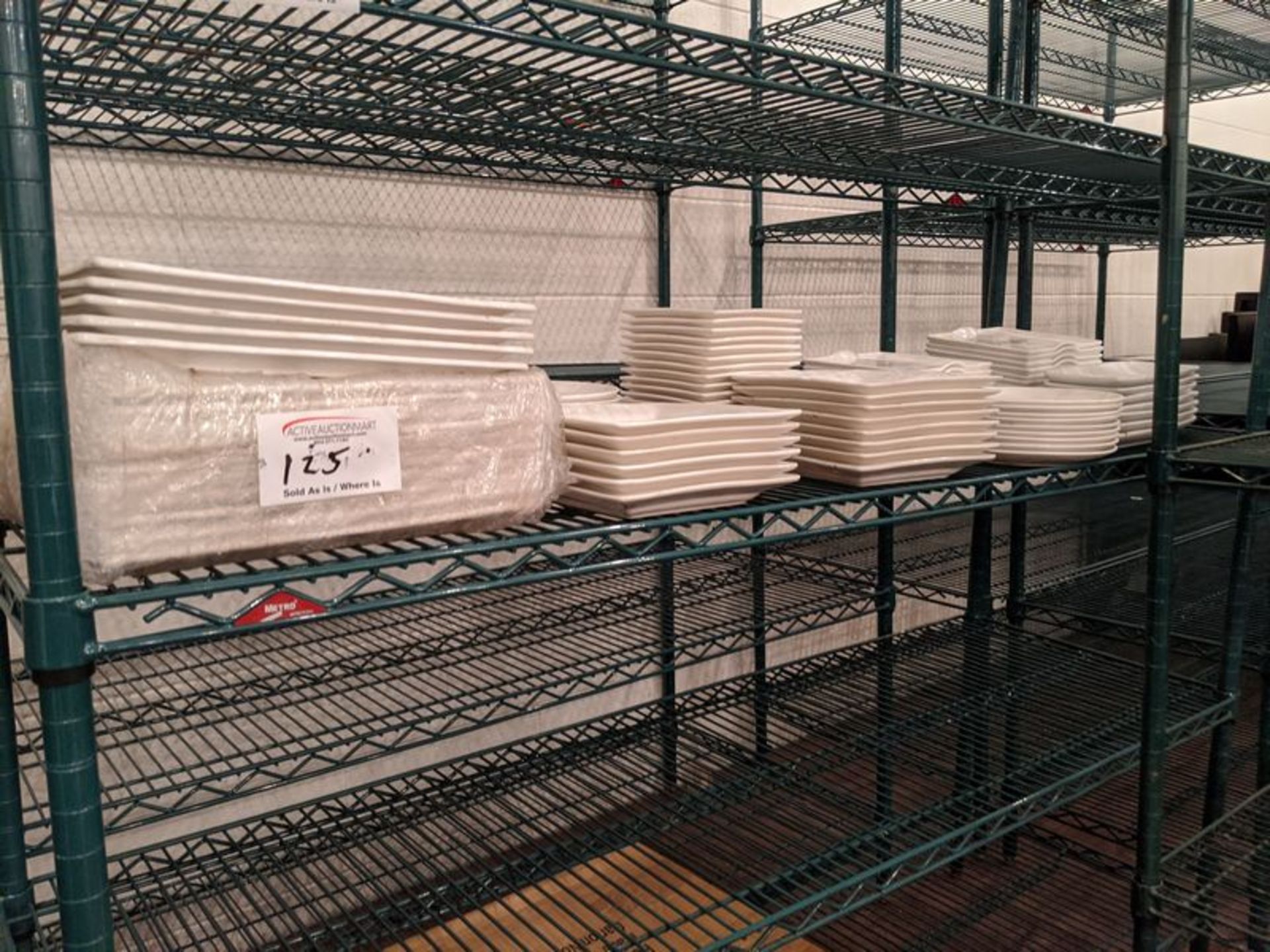 Shelf lot of Dishes