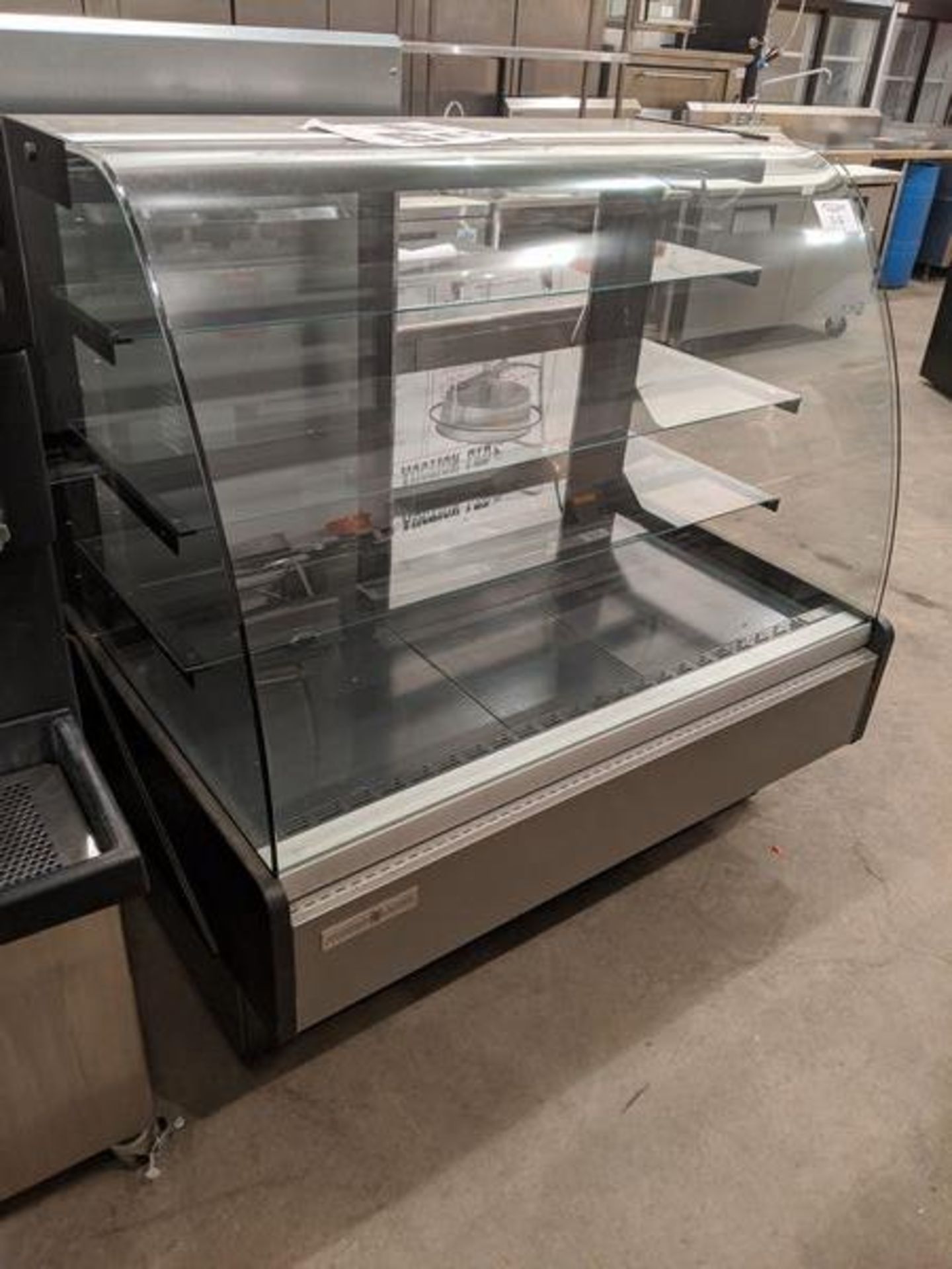 Unused Hydra-Kool Glass Refrigerated Display Case