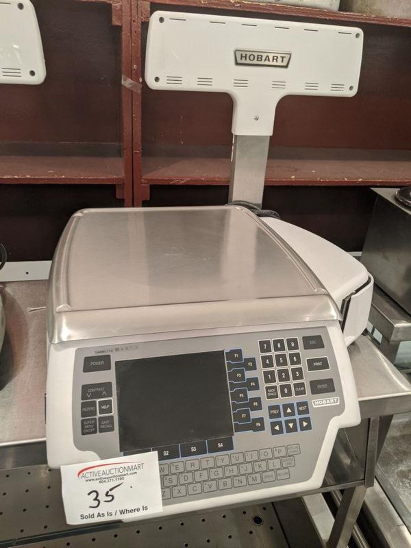 Hobart Quantum 30 lb Digital Scale with Printer