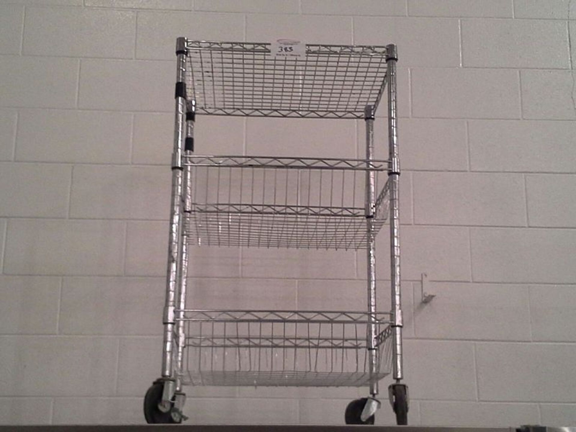 Approx. 18 x 24" 3 Tier Metro Trolley