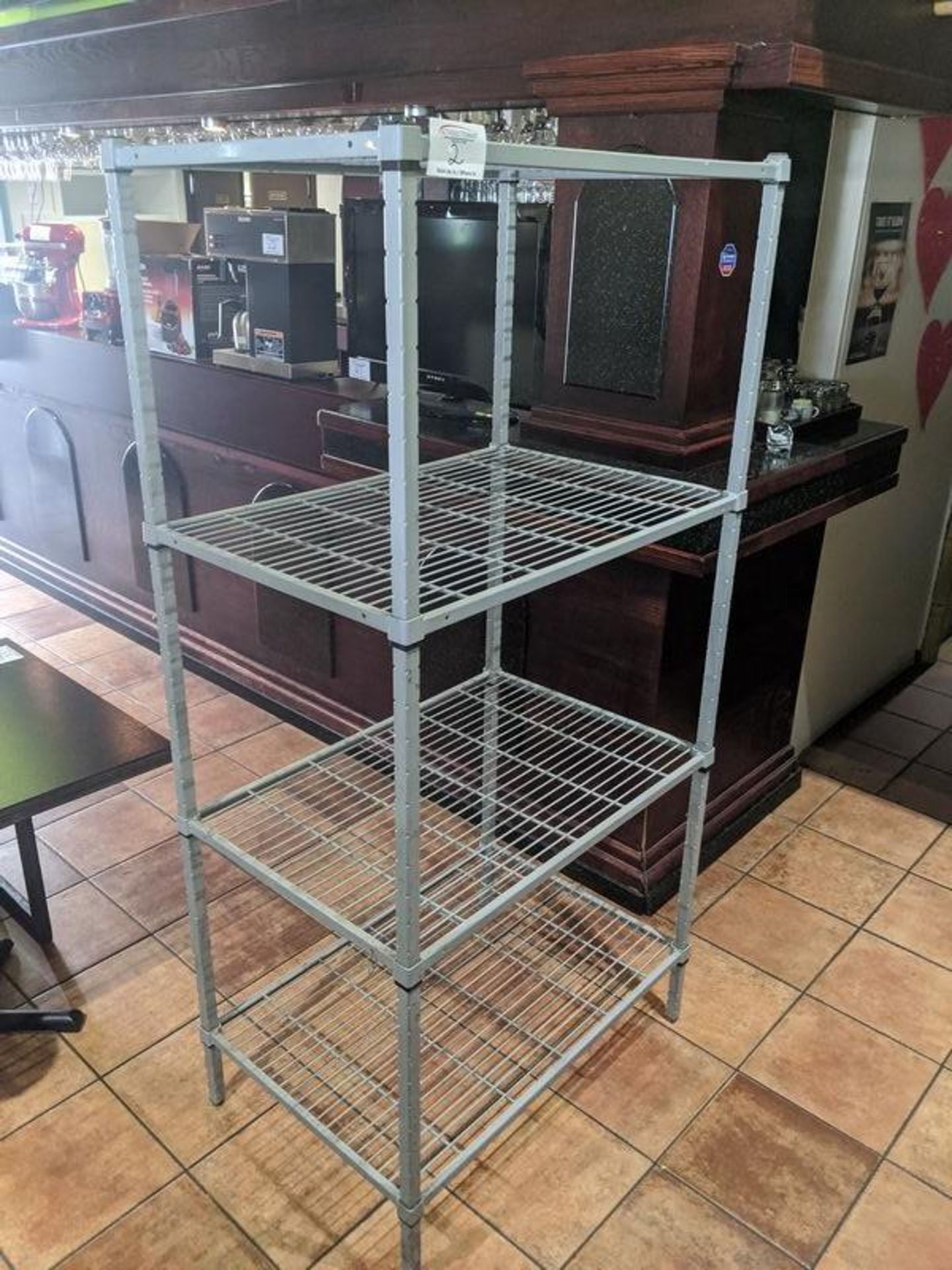 4 Tier 24 x 36" Grey Metro Rack