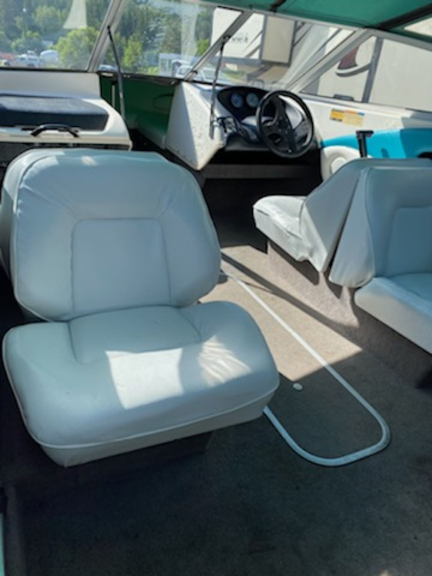 1993 - 20 Ft Bayliner Capri Bowrider & Trailer - New Upholstery in 2017-Mercury Force Marine Engine - Image 4 of 5