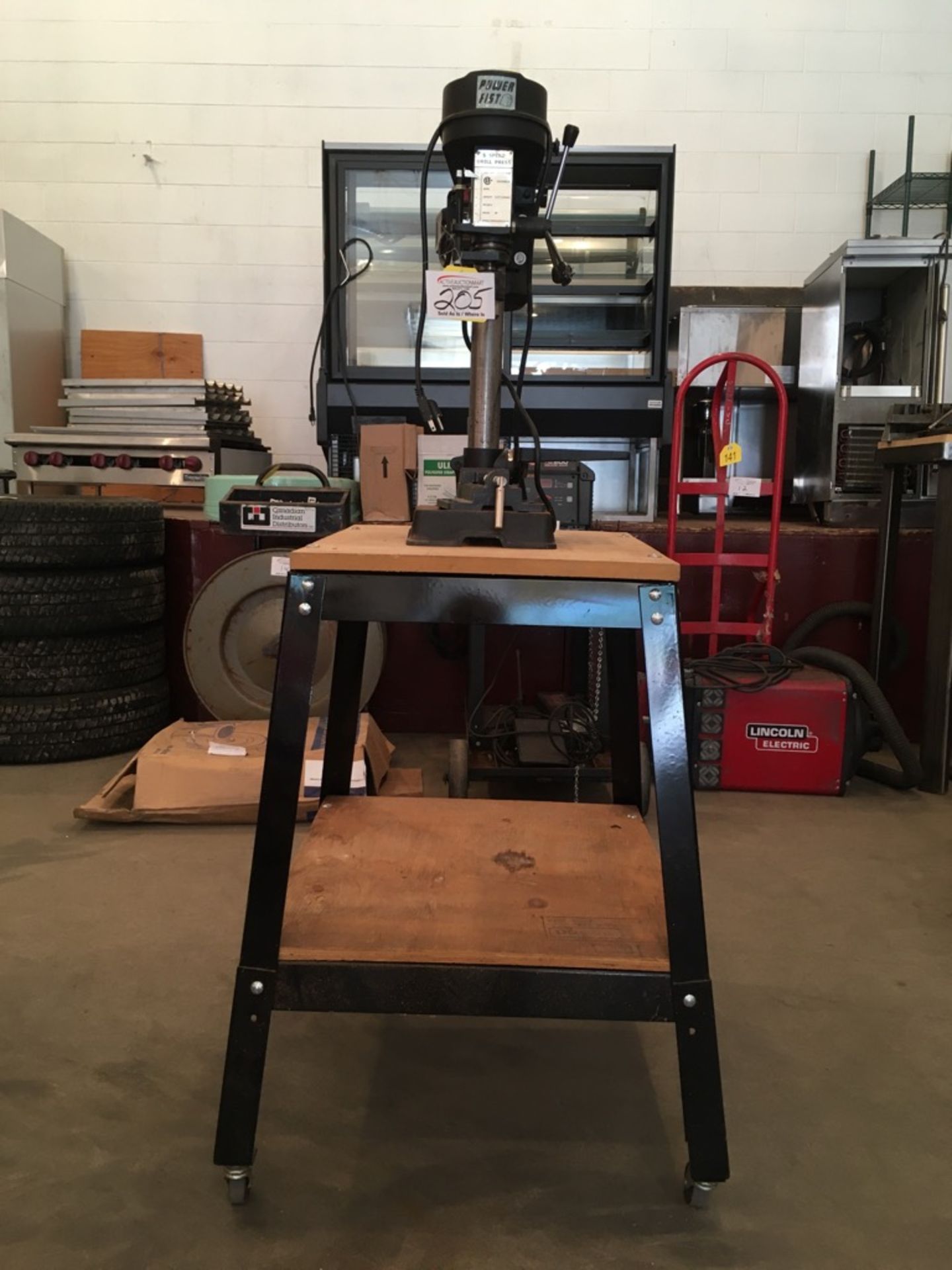 Drill Press on Wheels