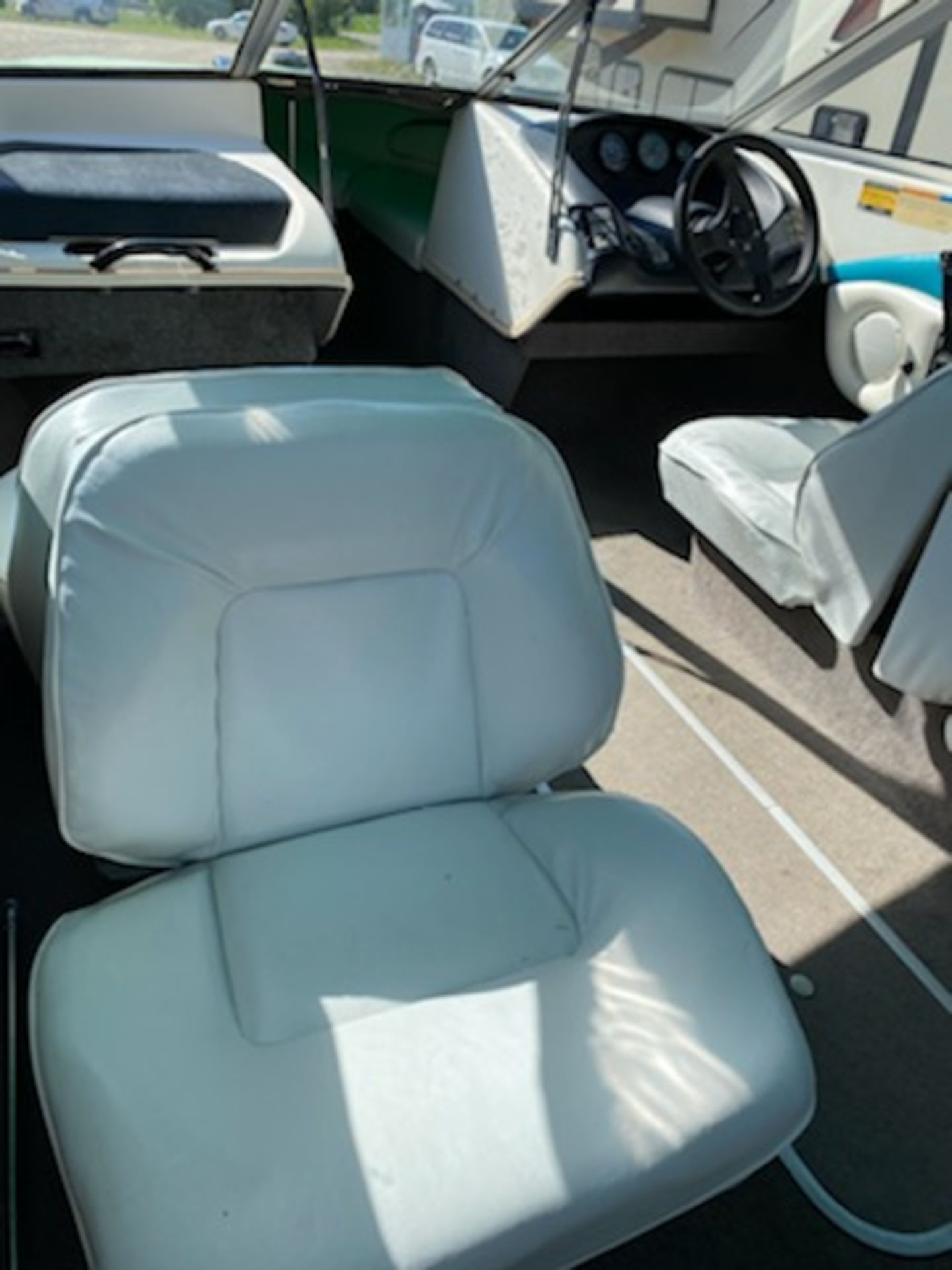 1993 - 20 Ft Bayliner Capri Bowrider & Trailer - New Upholstery in 2017-Mercury Force Marine Engine - Image 3 of 5