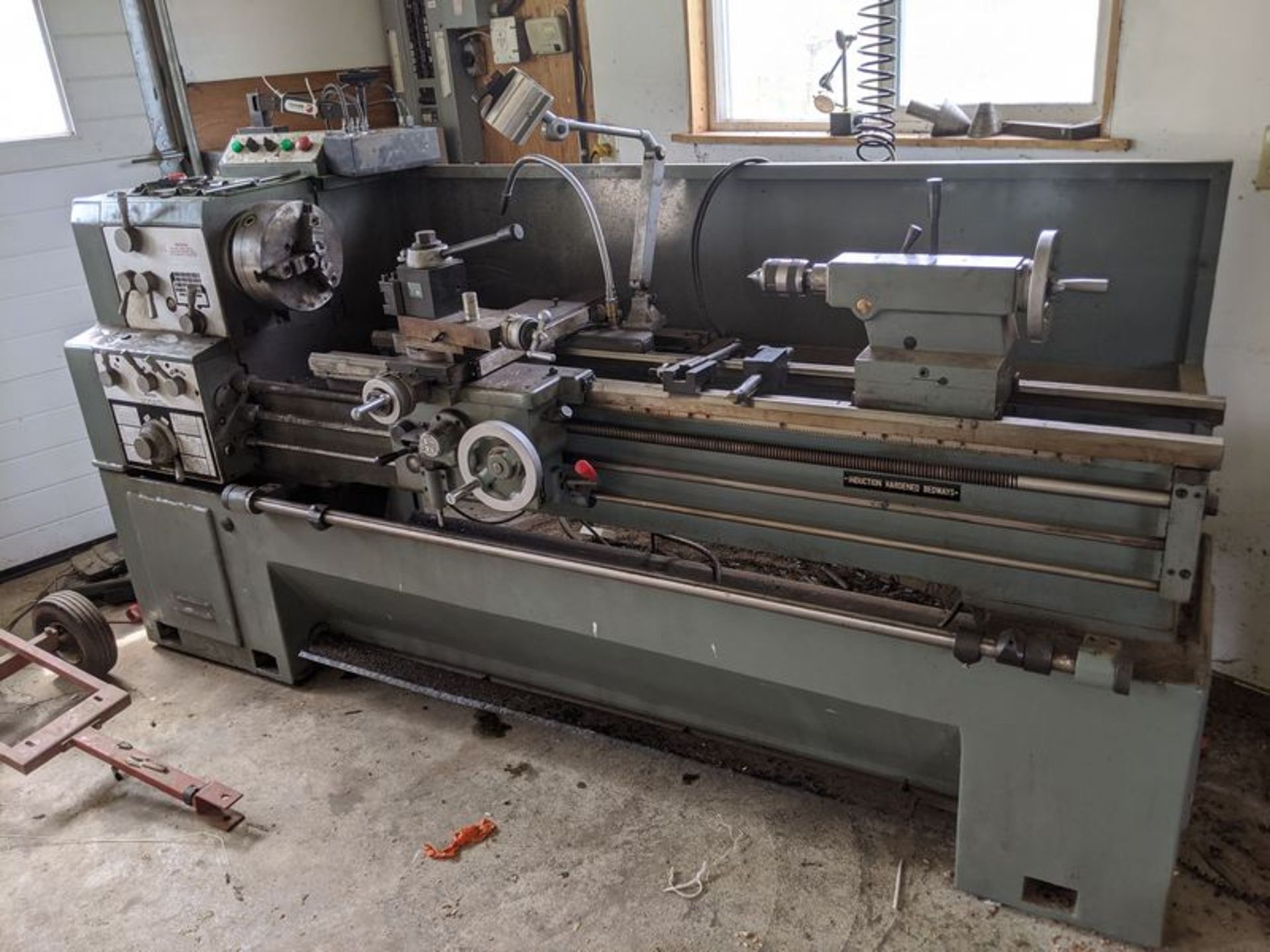 Large Industrial Lathe with Tooling