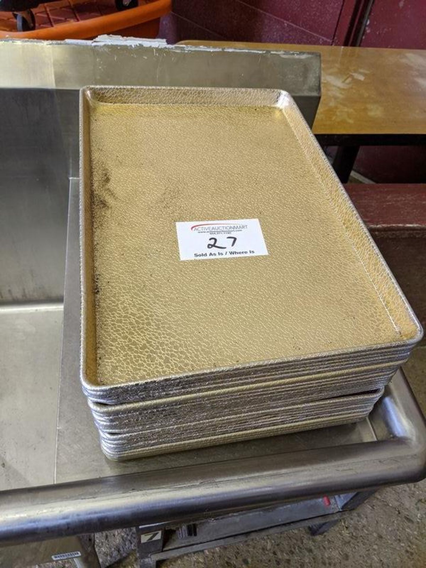 23 Copper Colored Half Size Baking Sheets