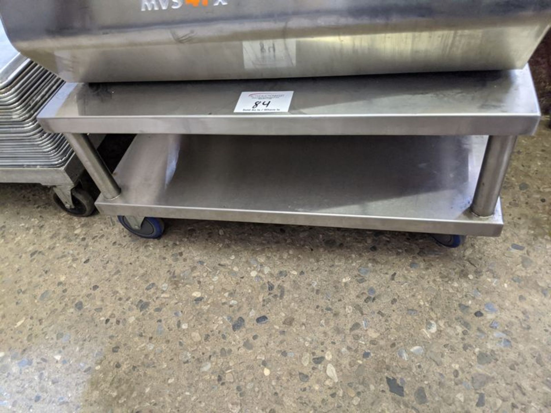 22 x 34" Stainless Steel Stand on Casters