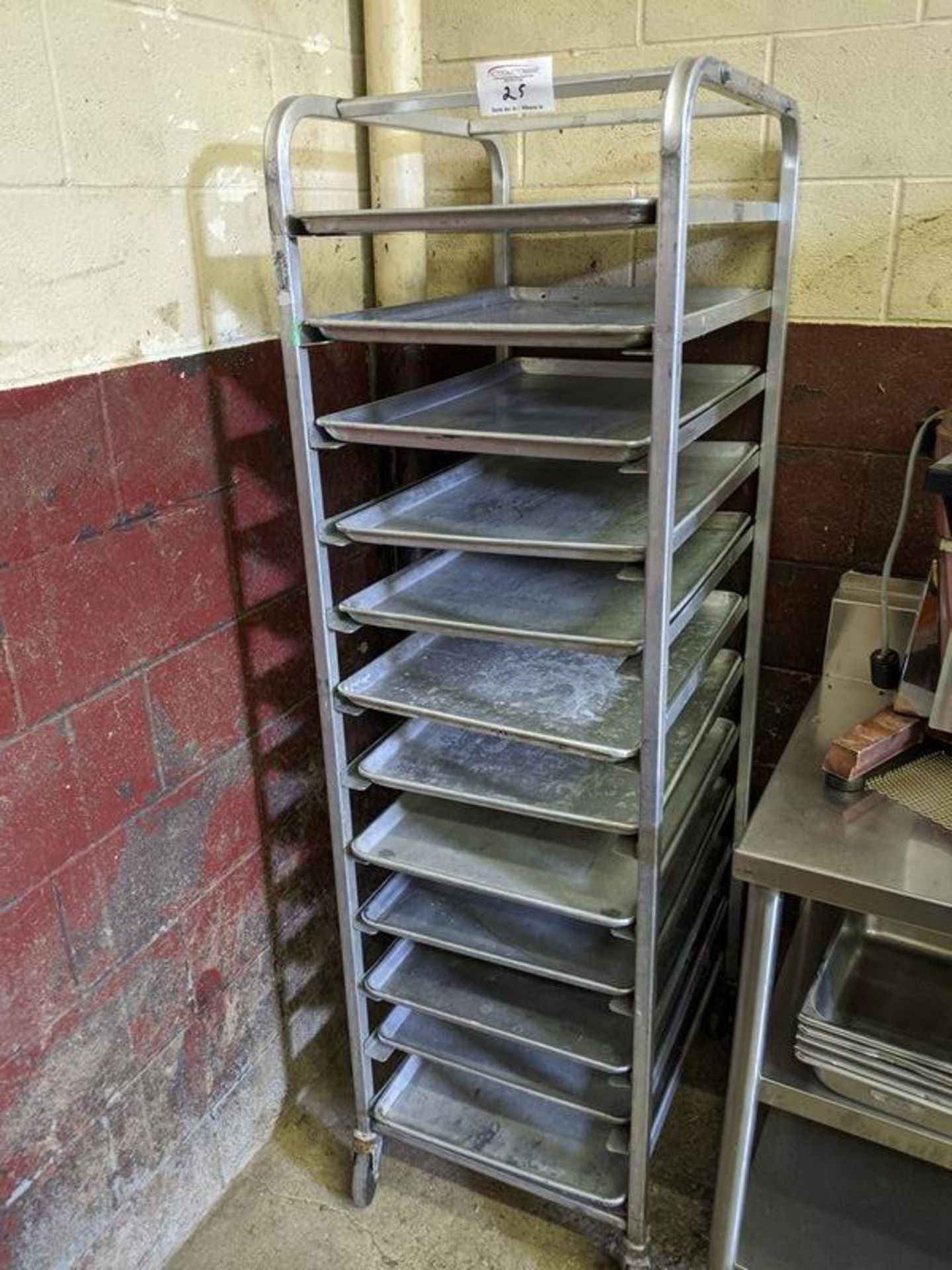 Aluminum Bakers Rack with Trays