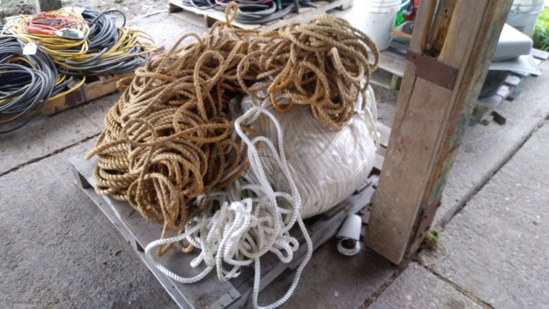 Skid of Assorted Ropes