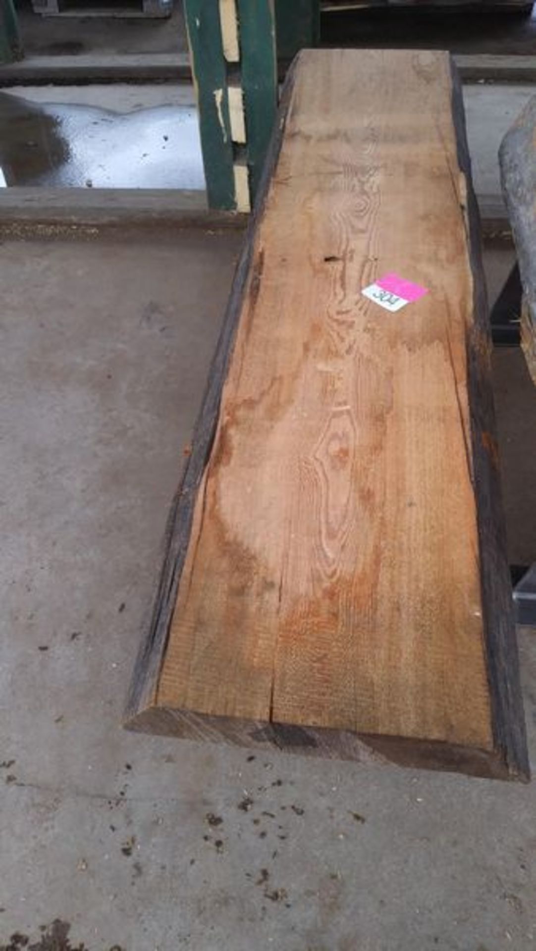 Live Edge Table with Metal Legs - 76 x 19 inches