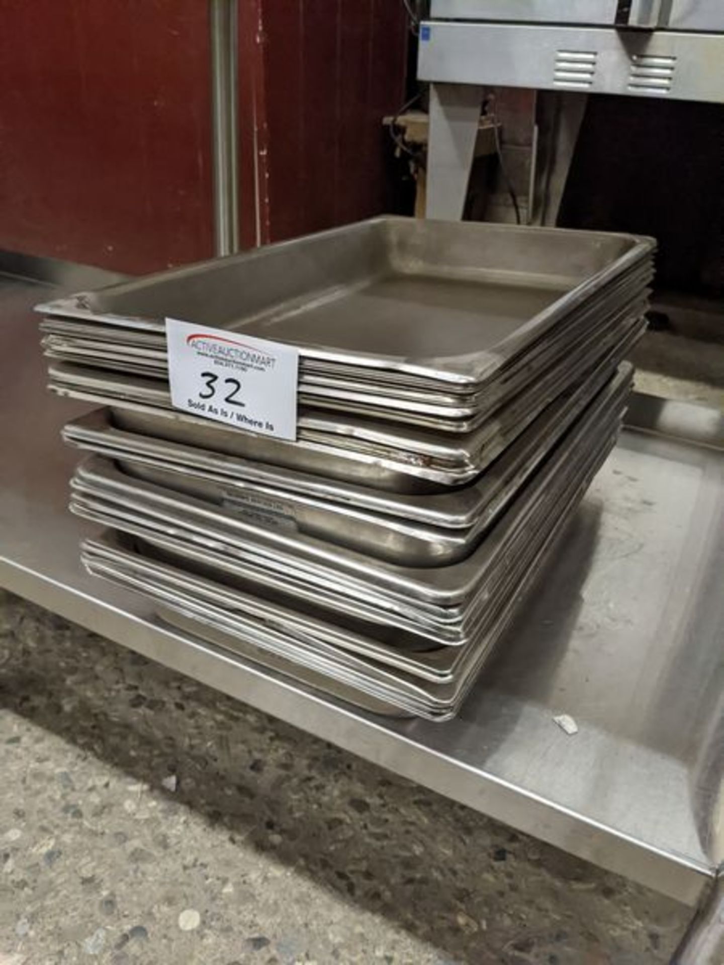 Approx. 28 Full Size Stainless Steel Inserts