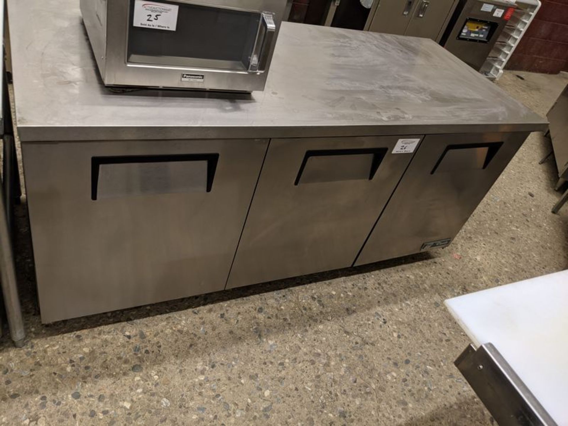 True 72" Undercounter Cooler