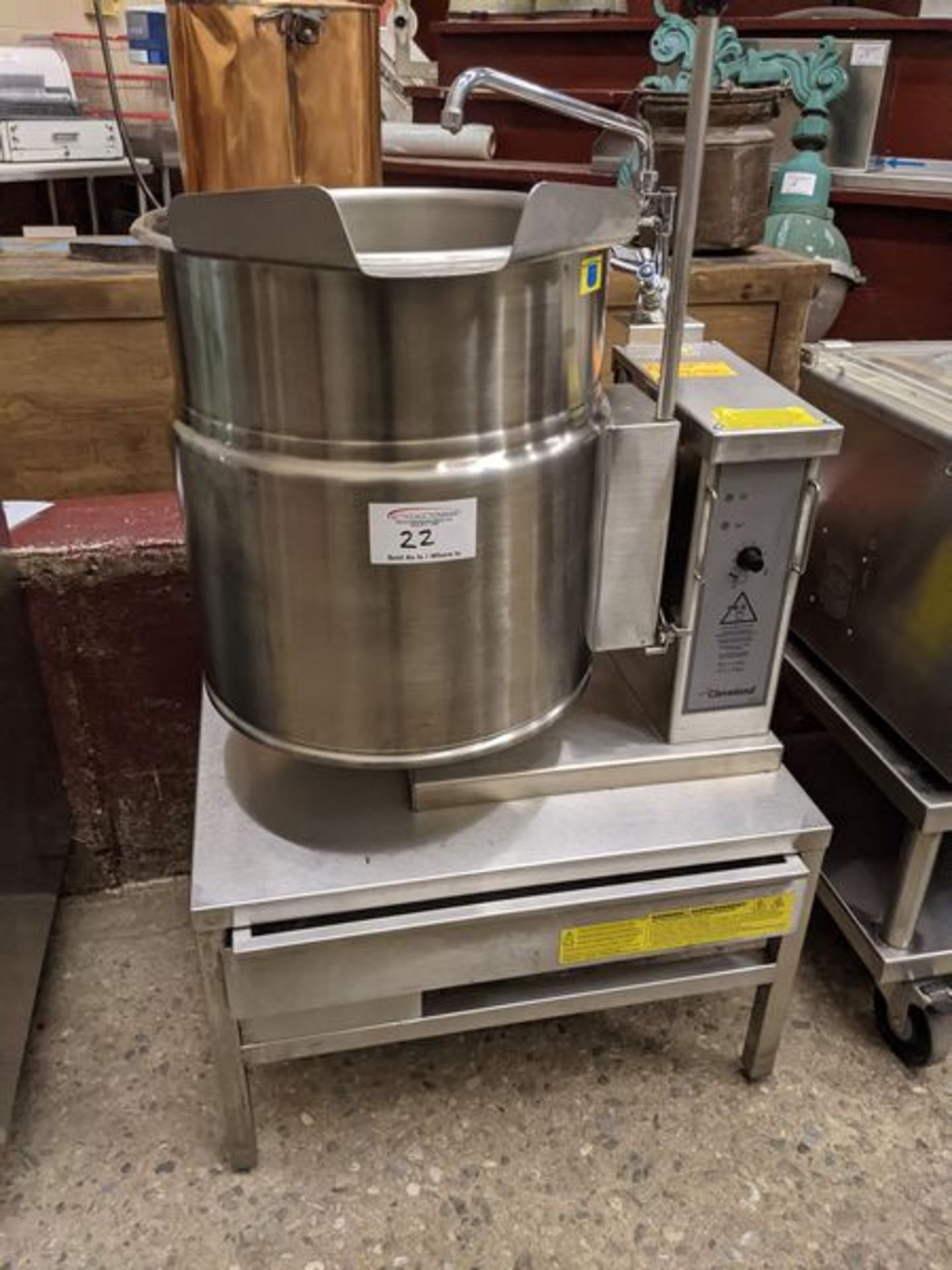 Cleveland Model KET12 Electric Kettle on Stand