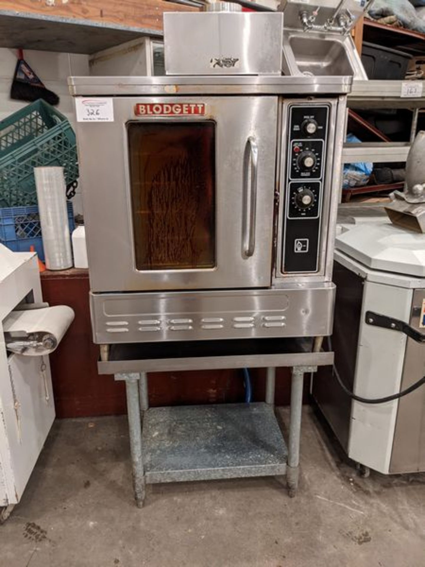 Blodgett Half Size Gas Convection Oven on Stand