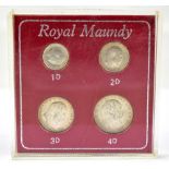 A cased set of Edward VII Maundy coinage, 1903.
