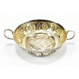 RICHARD NEALE (probably); a rare mid-17th century Commonwealth hallmarked silver tastevin, circa