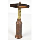 A 19th century Kings patent type corkscrew.