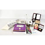 A group of predominantly commemorative coinage including 1996 silver anniversary collection, Royal