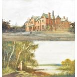 ALBERT POLLITT (Ex.1885-1926); watercolour, a convalescent home in the Manchester & Salford district