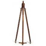 BLANCHET OF PARIS; an early 20th century mahogany easel stand.