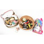 A box of sewing items to include thread, buttons, etc.