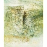 PAUL RITCHIE (born 1948); etching on paper, 'Goredale Scar', artist proof print, 40.5 x 32cm, framed