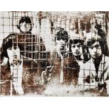 GERED MANKOWITZ (born 1946); a signed limited edition silkscreen print 'Stones Caged', signed