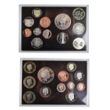 A 2009 UK Proof Coin Set including Kew Gardens 50p, cased and boxed with booklet.